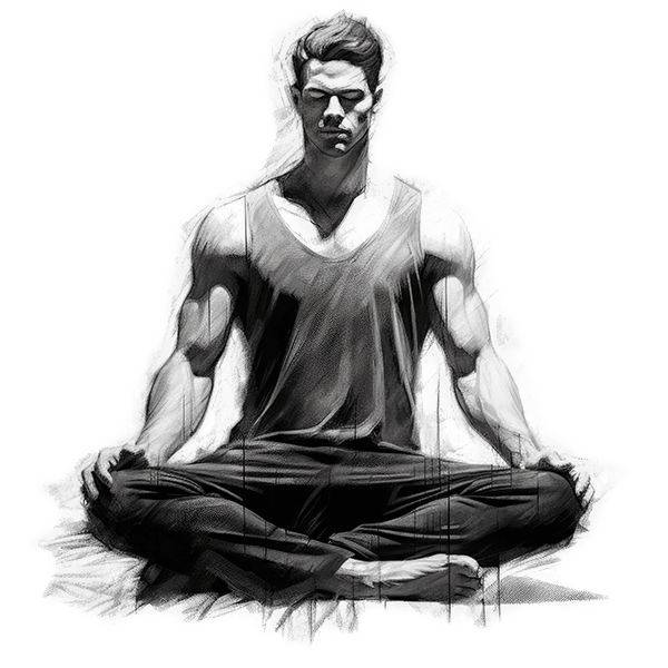 Yoga Mascular Man