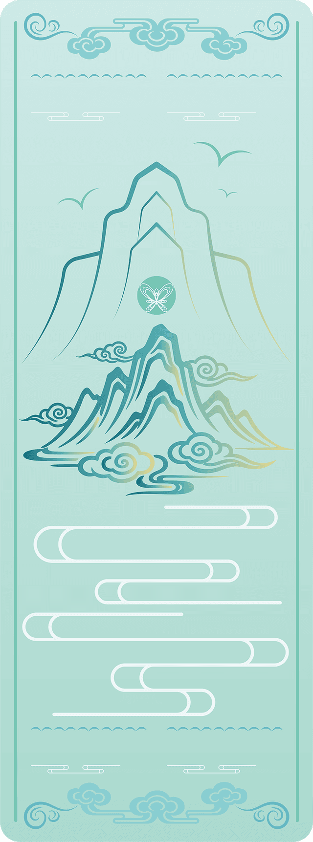 Yoga Mat-Nature(Mountain)